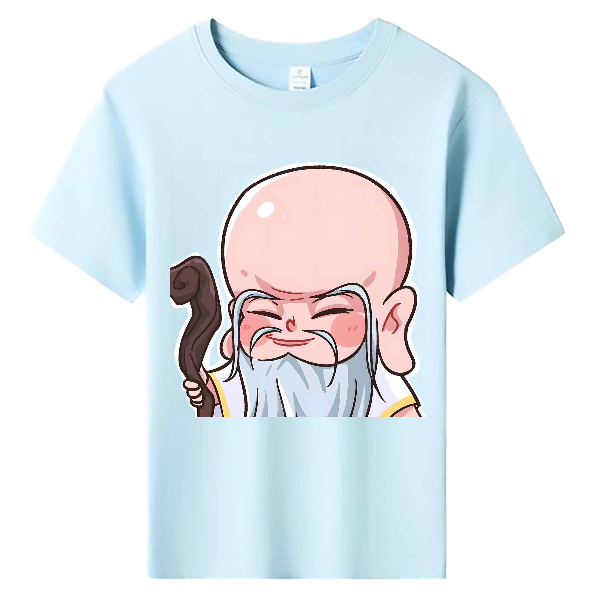 （画像用） Ne Zha 2 ナタ 魔童の大暴れ 綿100％キッズTシャツ（フロントプリント）